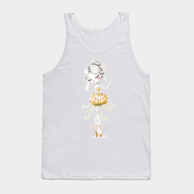 Little pumpkin ballerina Tank Top by mapetitepoupee